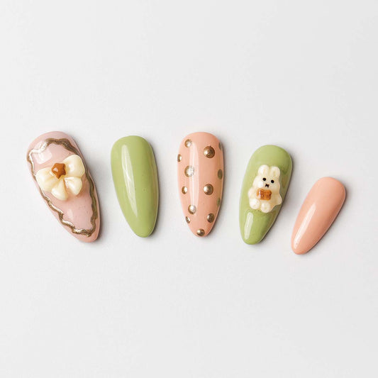 Cookie House - Custom press-on nails by Byeori Kim